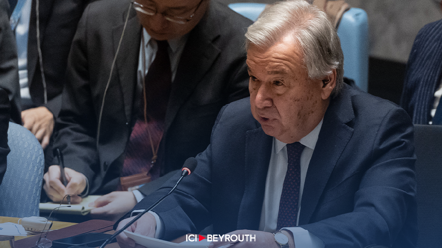 Ligne bleue: Guterres appelle à ne plus «jouer avec le feu»