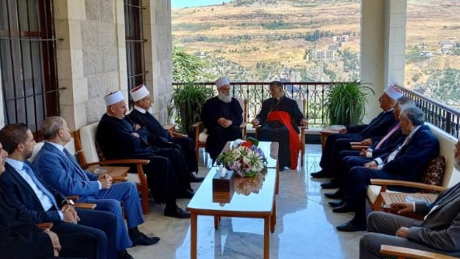 Raï reçoit le cheikh Akl druze