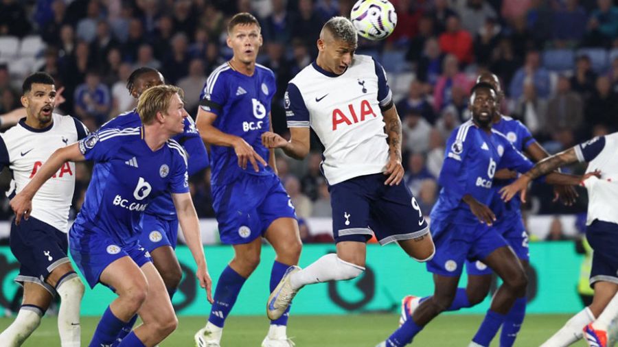 Foot: Tottenham accroché à Leicester