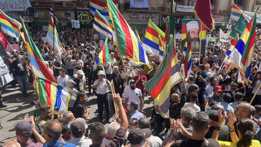 Syrie: manifestation à Soueida pour réclamer le retrait des troupes gouvernementales
