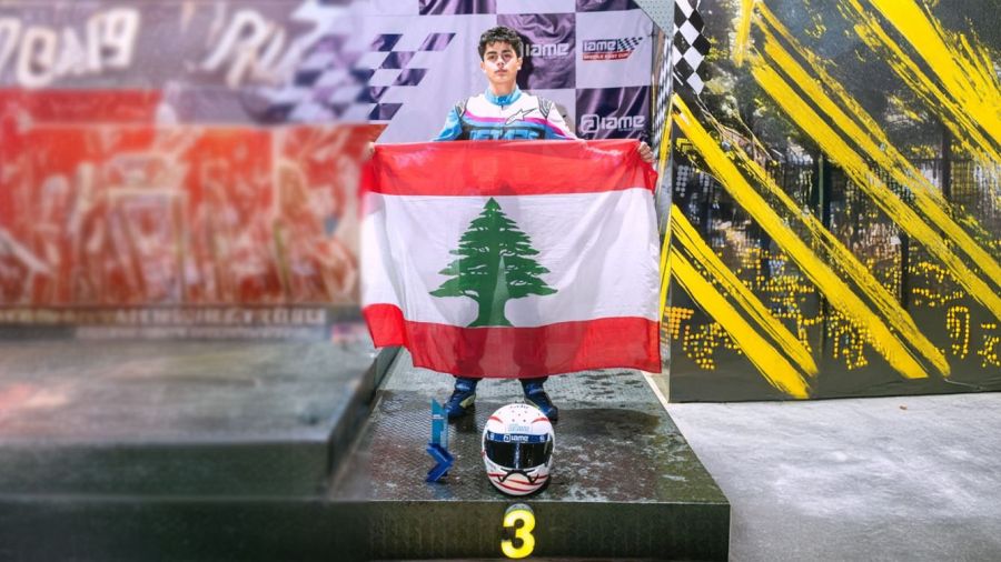Karting : Oliver Allam décroche son premier podium international à Sharjah