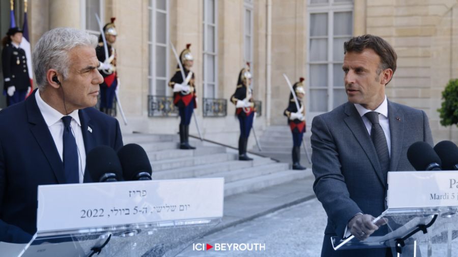 Liban: Macron et Lapid prêts à travailler ensemble