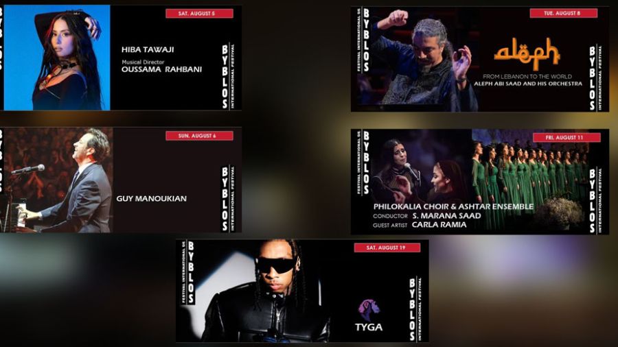Une programmation étoilée pour le Festival International de Byblos