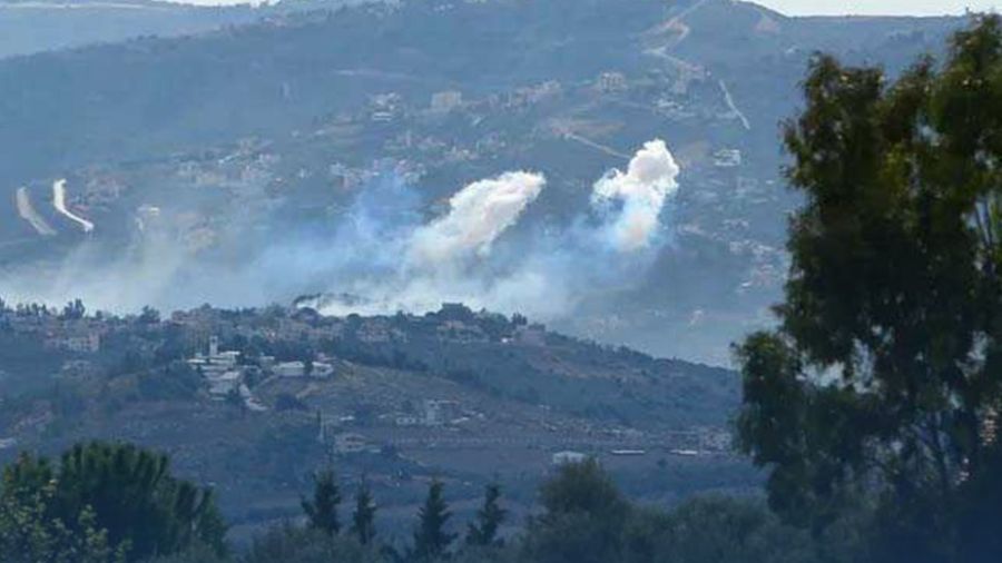 Front sud: obus au phosphore, incendies et ripostes du Hezbollah