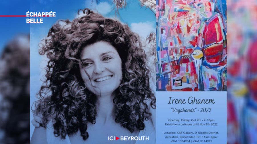 Les toiles vagabondes d’Irène Ghanem