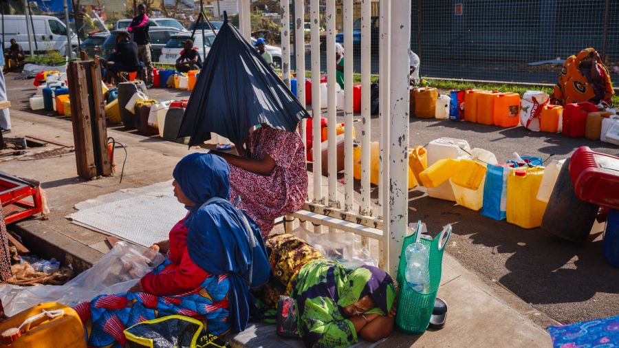 Mayotte: dans un centre d'hébergement, "on fait ce qu'on peut avec les moyens du bord"