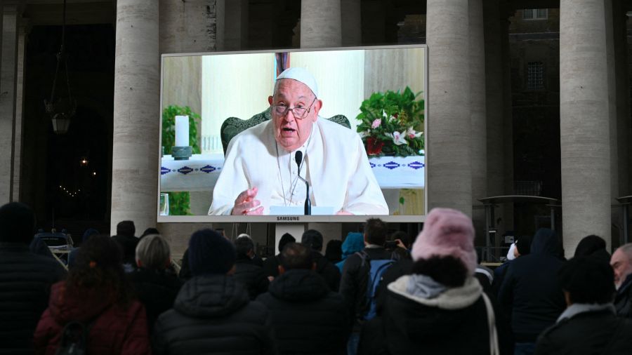 Le pape François condamne de nouveau "la cruauté" des frappes contre Gaza