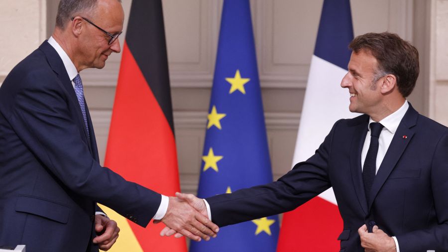 Macron et Merz veulent "répondre ensemble" aux défis de l'Europe