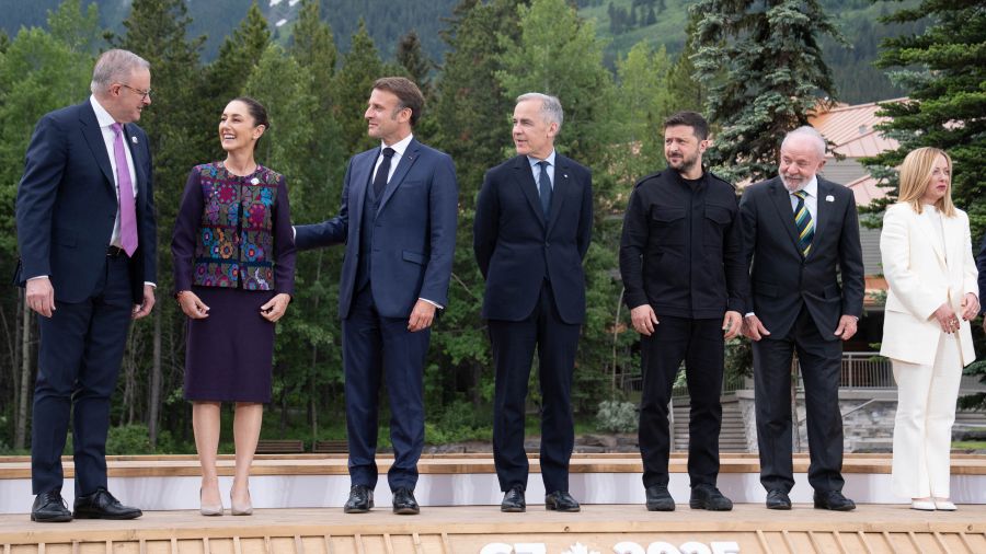 Le G7 se contente du mininum sur l'Ukraine après le départ de Trump