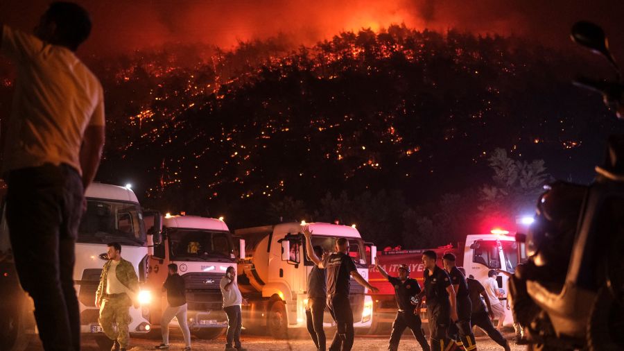 La Turquie suffoque, ses forêts brûlent
