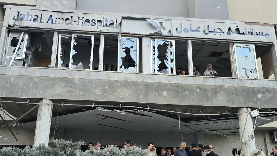 Liban: dix employés d'un hôpital de Tyr blessés dans un raid israélien