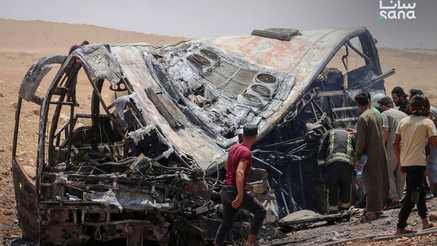 Syrie: 35 morts dans un accident de bus