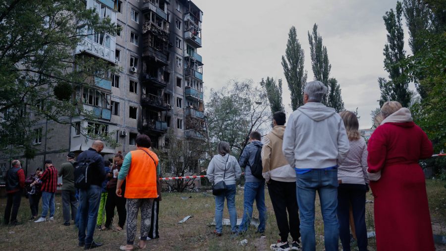 Ukraine: une frappe russe sur une station-service fait deux morts à Kiev
