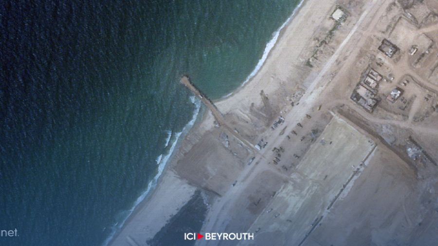 L'armée israélienne vise une jetée opérationnelle à Gaza début mai