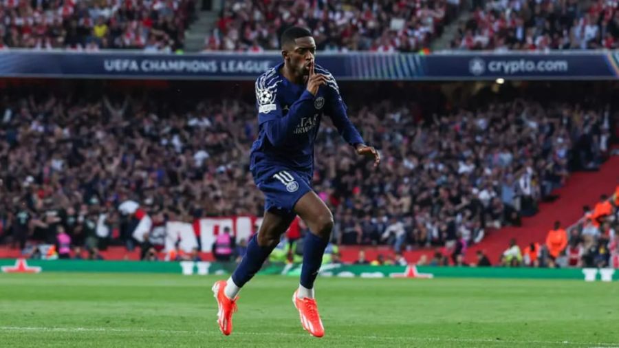 C1: le PSG écrit un bout d'histoire en demie chez Arsenal (1-0)