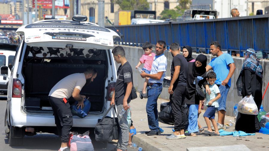 Liban: 100.000 personnes fuient vers la Syrie après les frappes israéliennes