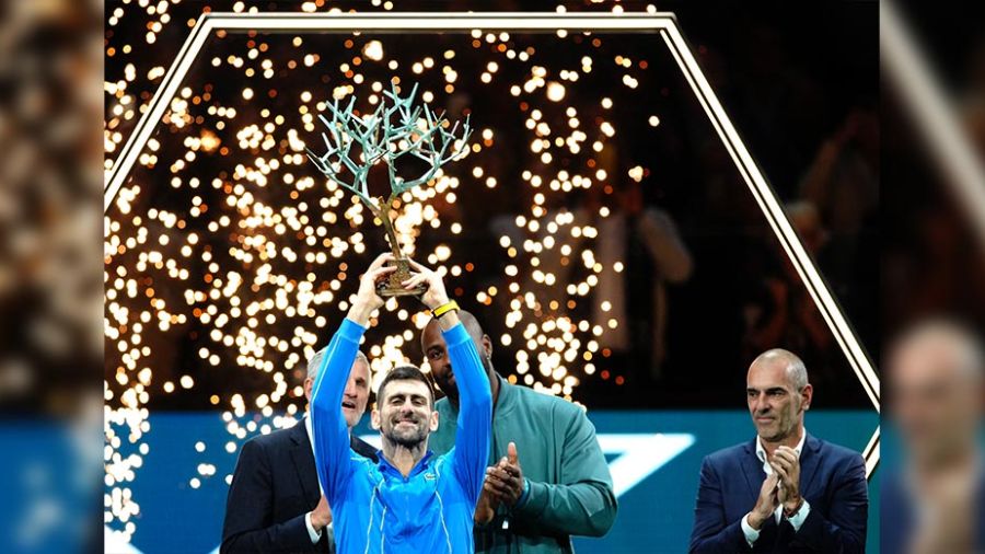 Djokovic sacré pour la 7e fois à Paris, la 40e fois en Masters 1000 en battant Dimitrov