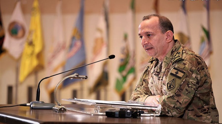 Le commandant en chef de l'armée, Rodolphe Haykal, salue la résilience des soldats libanais