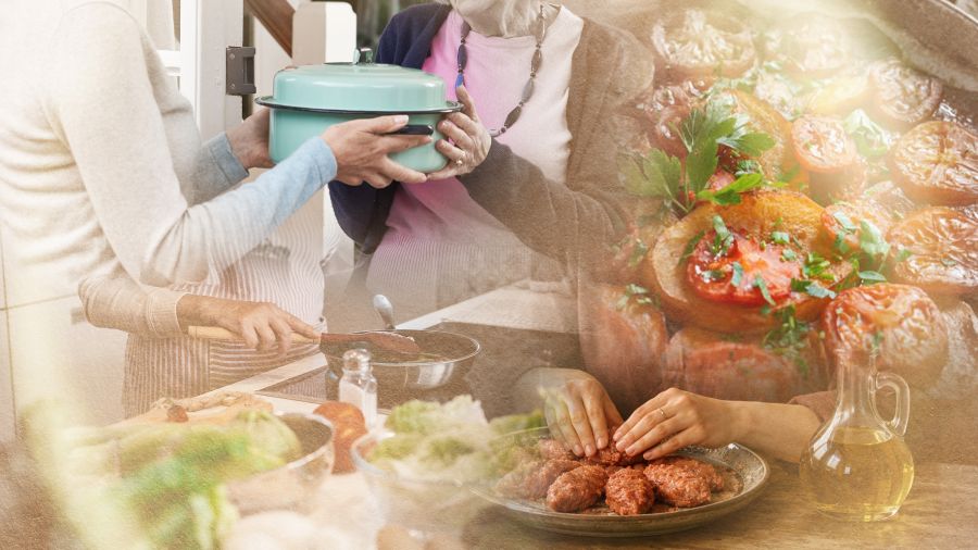 Le plat envoyé au voisin, une assiette pour entretenir les liens