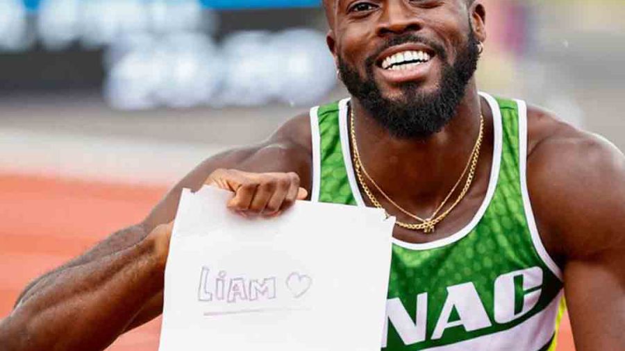 Athlétisme: Zeze historique sur 100 et 200 m