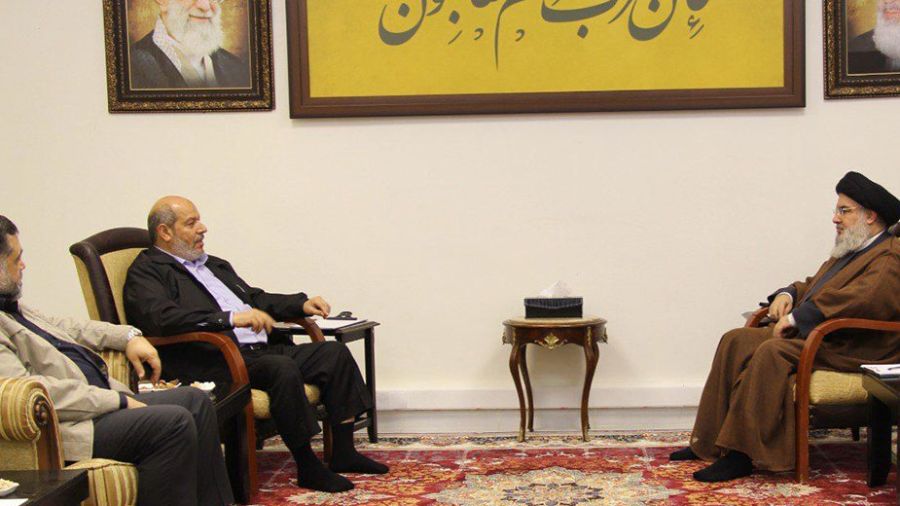 Nasrallah reçoit le vice-président de Hamas à Gaza