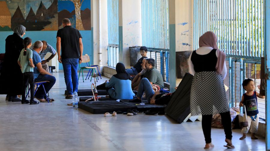 Où ont trouvé refuge les Libanais déplacés?