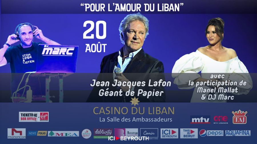Jean-Jacques Lafon au Casino «Pour l’amour du Liban»