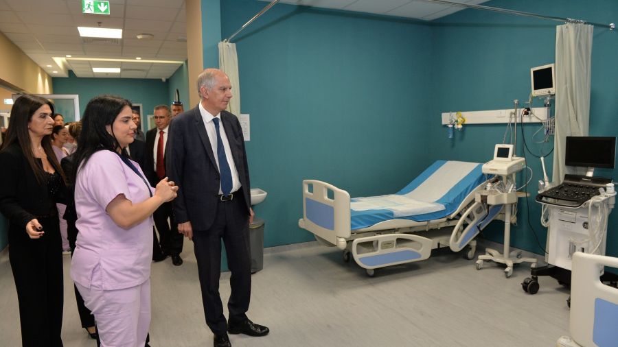 Inauguration du service d’obstétrique du Pôle mère-enfant Dr. Robert Sacy à l’hôpital de la Quarantaine