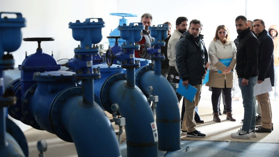 Tournée de l’AFD dans des stations de pompage d’eau au Liban-Sud