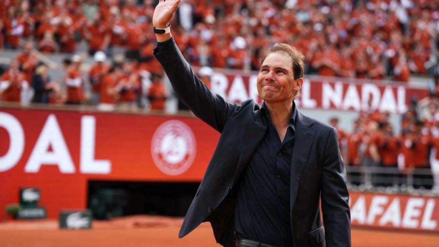 Roland-Garros: Nadal fêté une dernière fois à "l'endroit qui compte le plus" pour lui