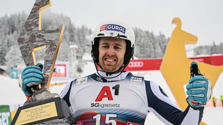 Ryding écrit l'histoire du ski alpin britannique à Kitzbühel
