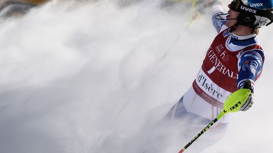 Ski alpin: Le Français Clément Noël en patron chez lui à Val d'Isère