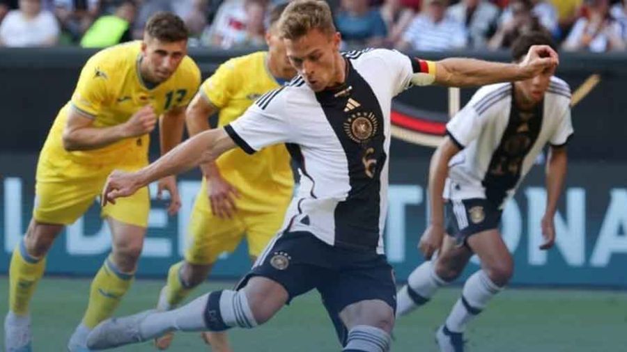 L'Allemagne accrochée par l'Ukraine en amical