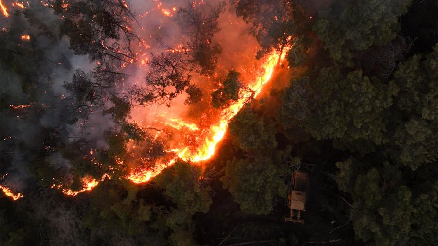 Syrie: des incendies violents font rage sur la côte, évacuations en cours