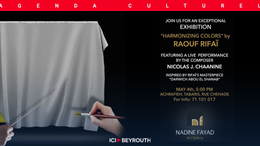 «Harmonie de couleurs», l’exposition musicale de Raouf Rifaï