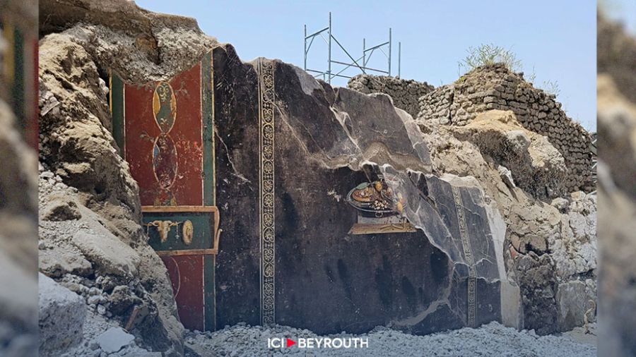 Une pizza préhistorique découverte à Pompéi