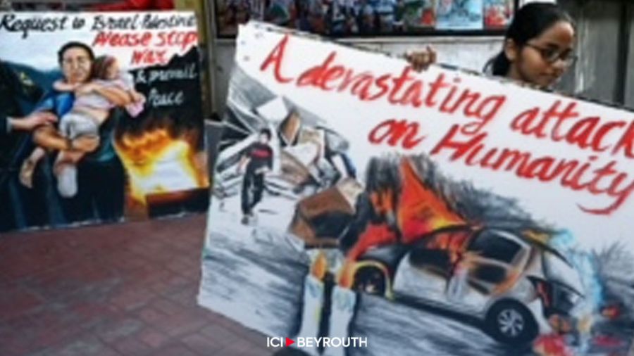 Dialogue silencieux: Mumbai reflète artistiquement le conflit israélo-palestinien