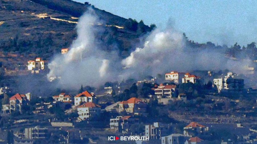Front sud: Des habitations bombardées à Kfar Kila et Yaroun
