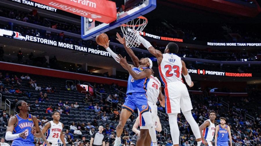 NBA: les Pistons surprennent le Thunder