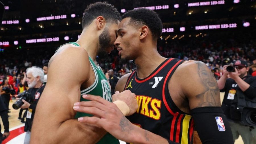 NBA: avec Dejounte Murray, les Hawks persistent et signent face aux Celtics
