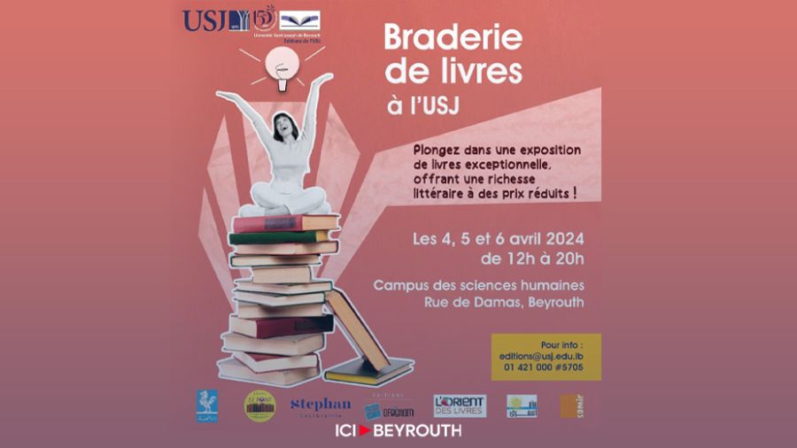 La braderie de livres de l’USJ bat son plein!