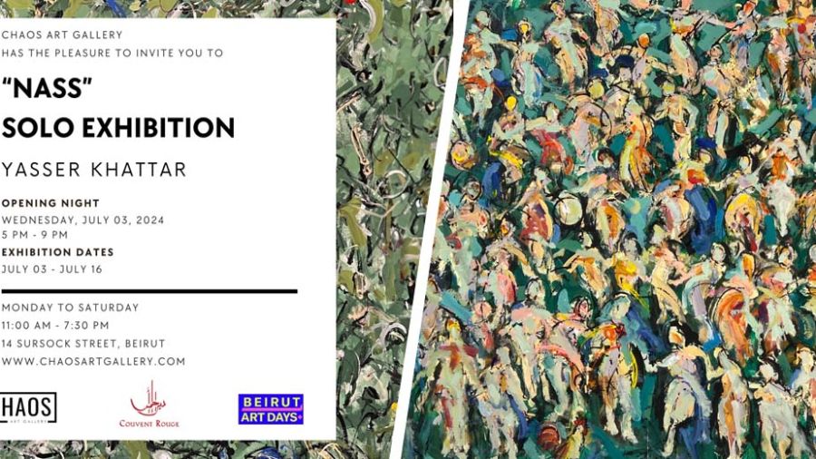Yasser Khattar expose «Nass» à la Chaos Art Gallery