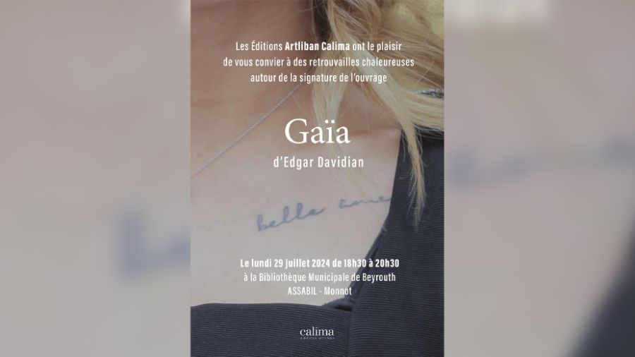 Edgar Davidian signe son nouveau roman «Gaïa» à Beyrouth