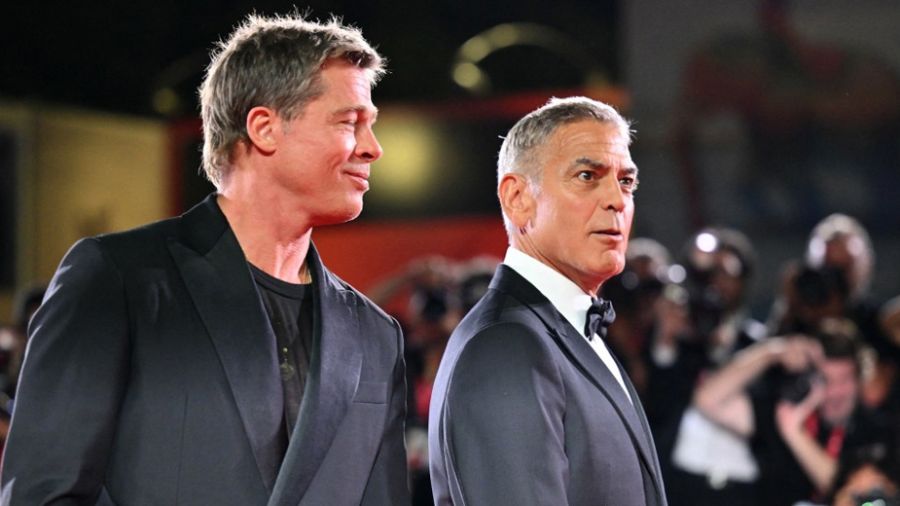 Le grand retour de Clooney et Pitt: une idylle hollywoodienne sur le Lido