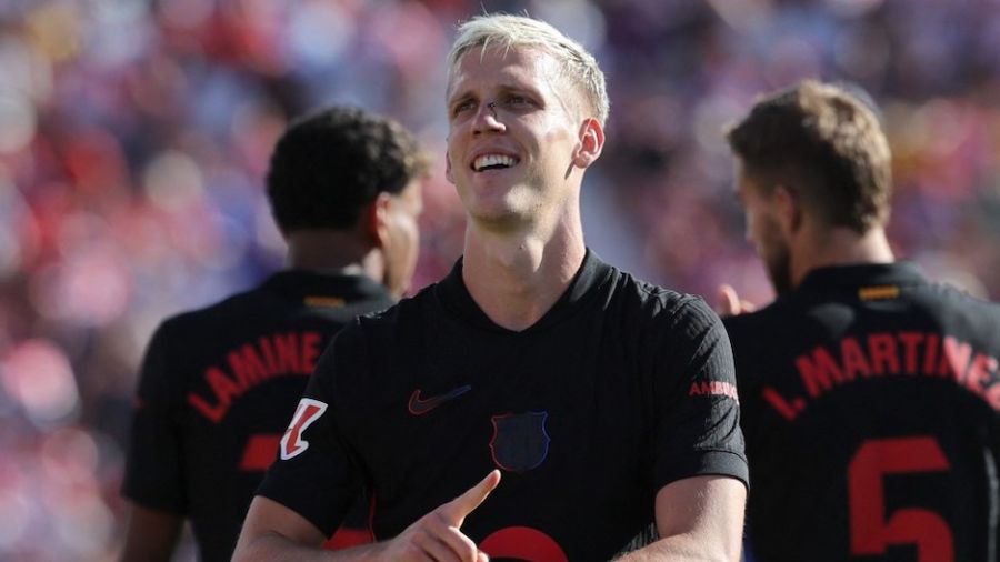 FC Barcelone: Dani Olmo blessé à la cuisse droite et absent plusieurs semaines