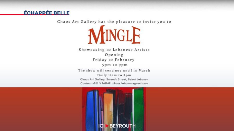 « Mingle » à la Galerie Chaos, un vertige coloré