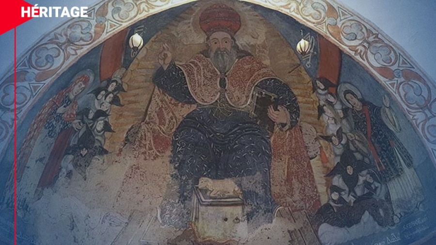 Le couronnement de la Vierge à Qannoubine (1/2)