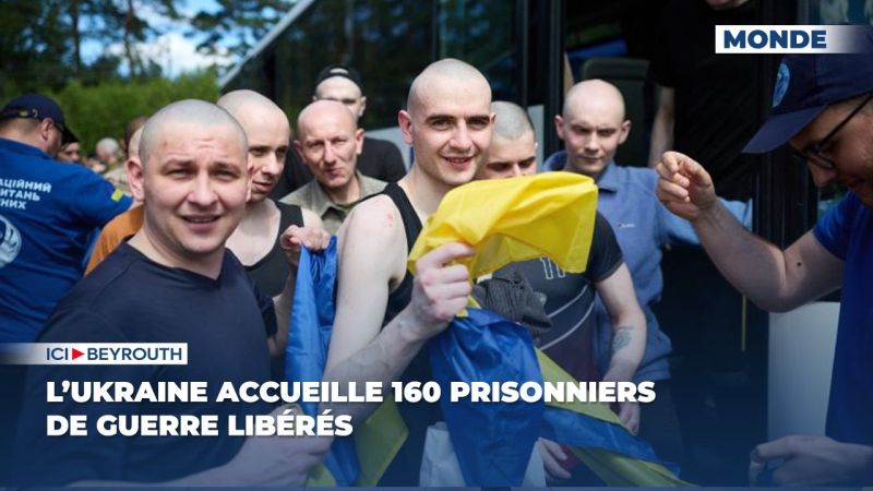 L’Ukraine accueille 160 prisonniers de guerre libérés