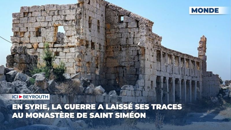 En Syrie, la guerre a laissé ses traces au monastère de Saint Siméon