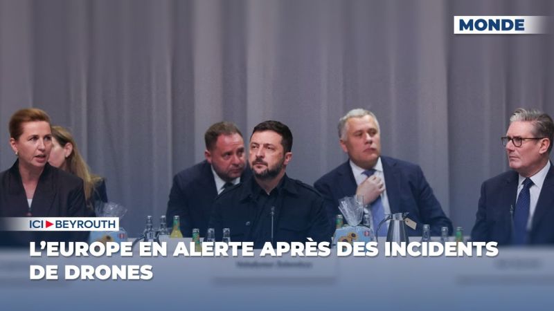 L’Europe en alerte après des incidents de drones 